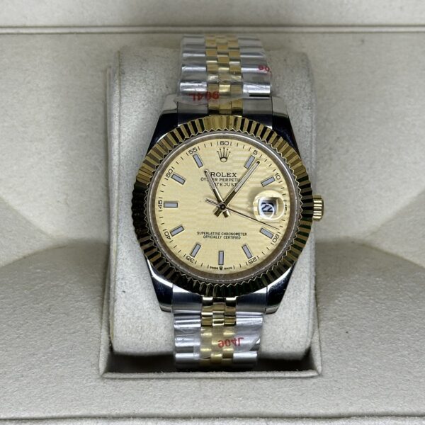 Rolex Datejust 41'' | Champagne Motif Dial Bi-Color Gold (AAA+)