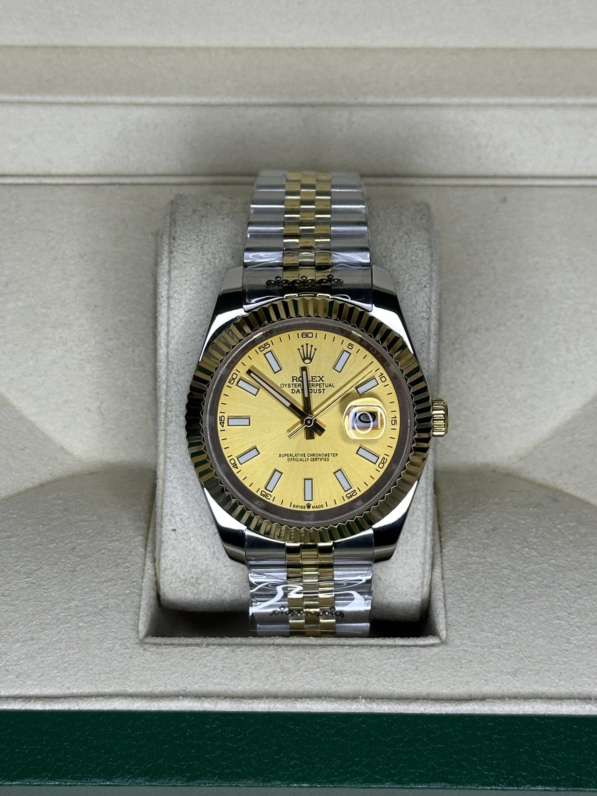 Rolex Datejust 41'' | Champagne dial bi-color Gold (AAA+)