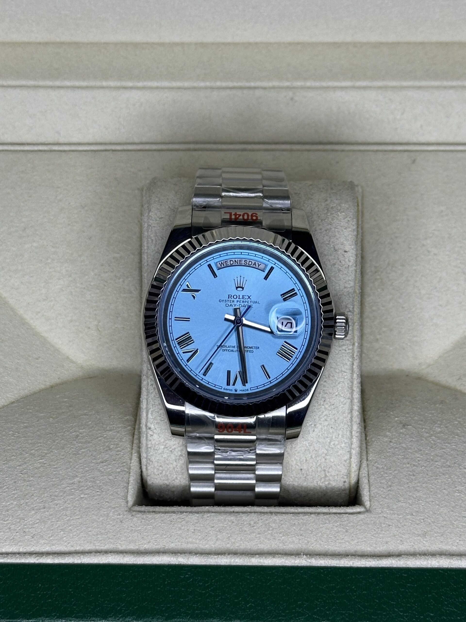 Rolex Day-Date 40'' | Ice Blue Roman Dial (AAA+)