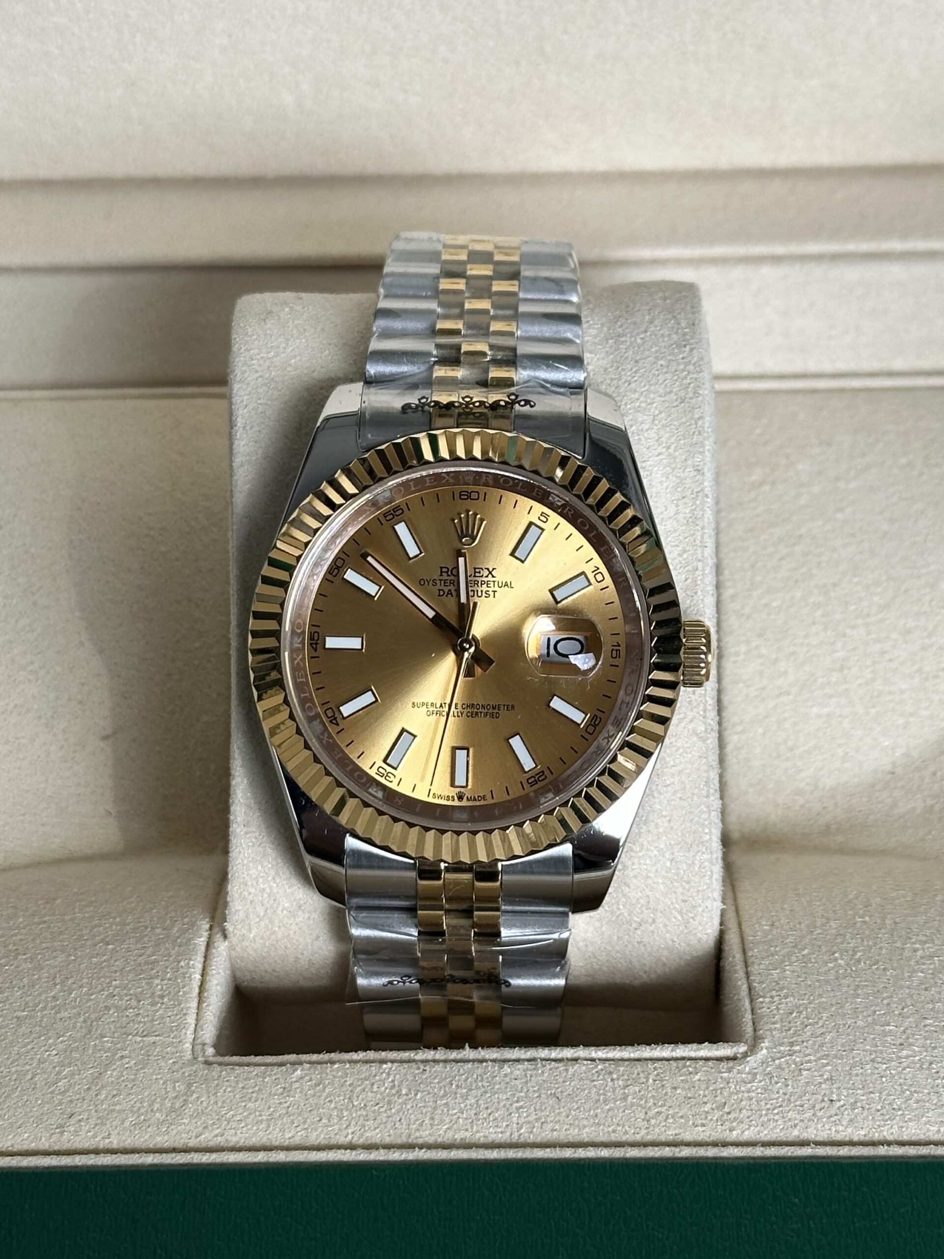 Rolex Datejust 41'' | Champagne dial bi-color Gold (AAA+)