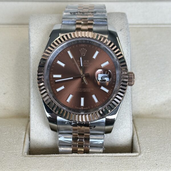 Rolex Datejust 41'' | Chocolate dial bi-color Rose Gold (AAA+)
