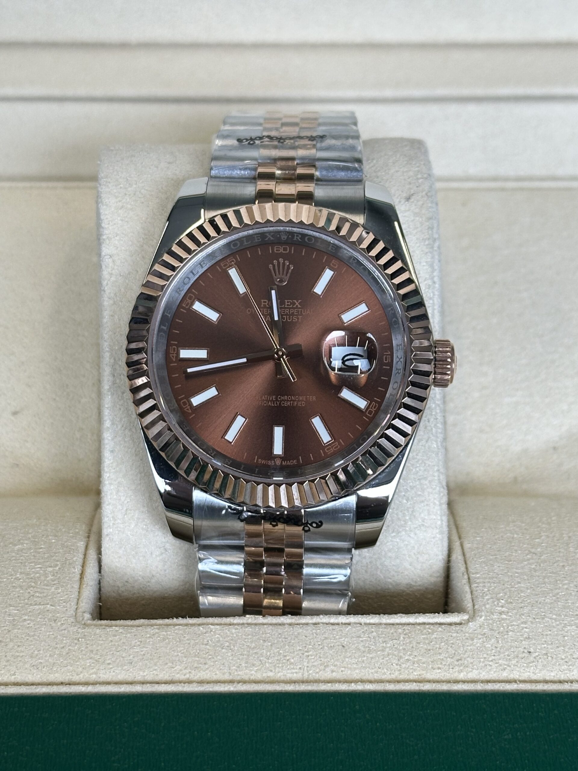 Rolex Datejust 41'' | Chocolate dial bi-color Rose Gold (AAA+)