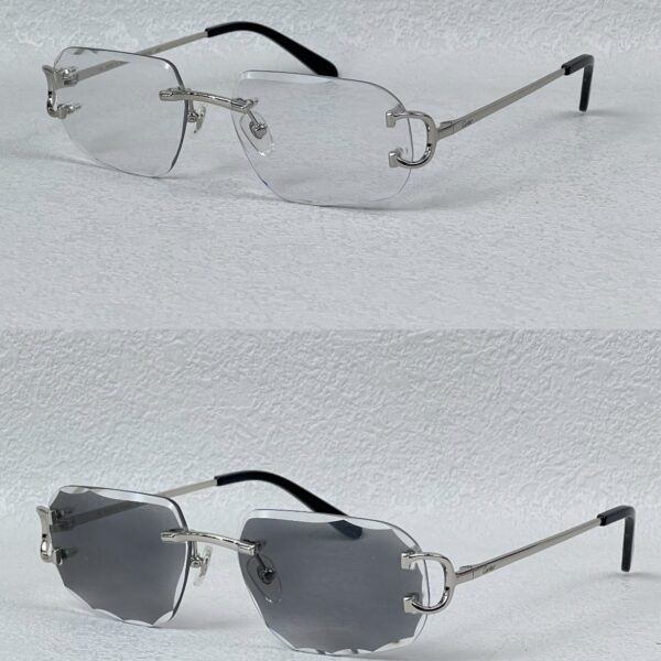 Cartier Bril | Zwart/ Zilver Color Change ‘C’
