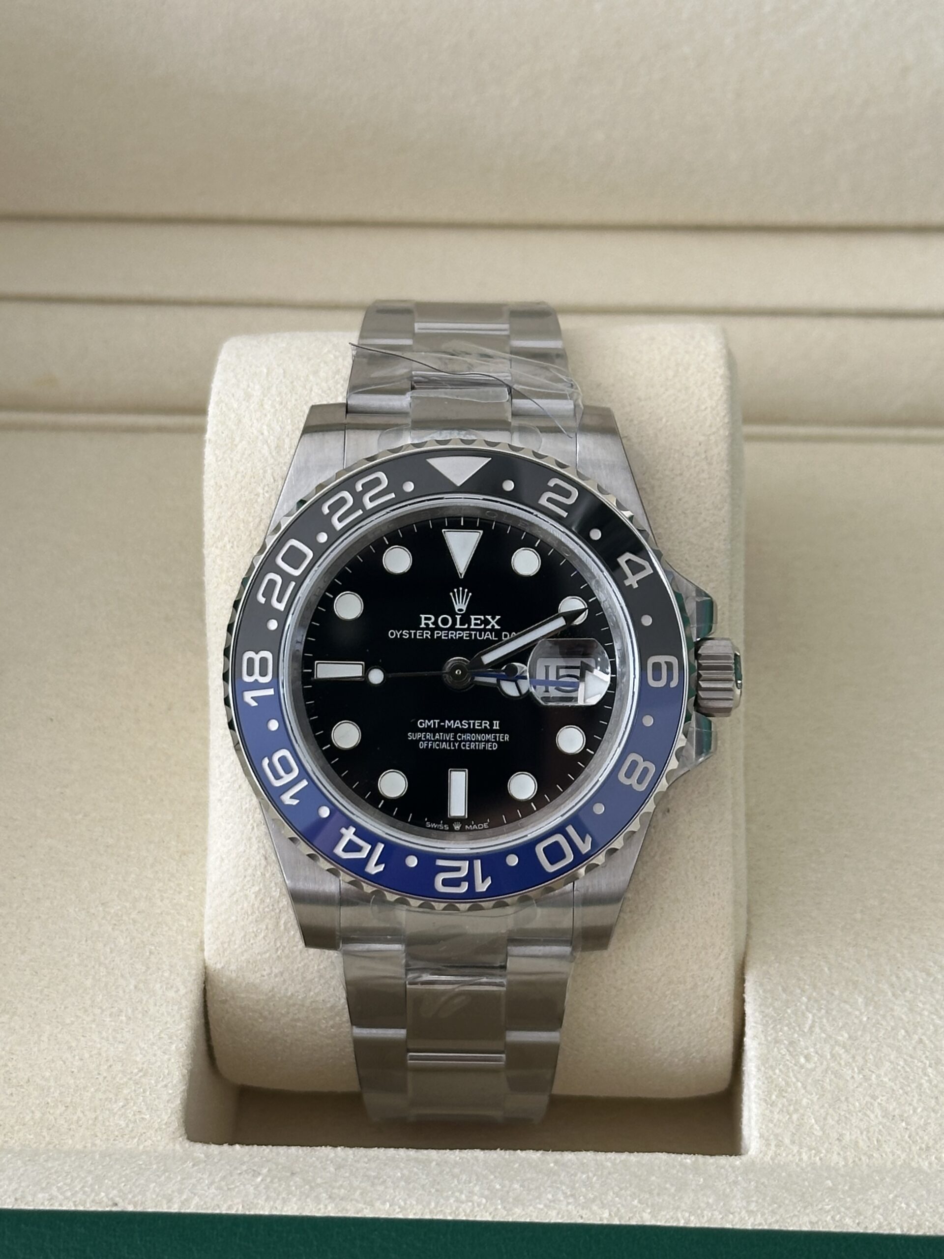 Rolex GMT-MASTER 40" | Batman Oyster (BP SWISS MADE)