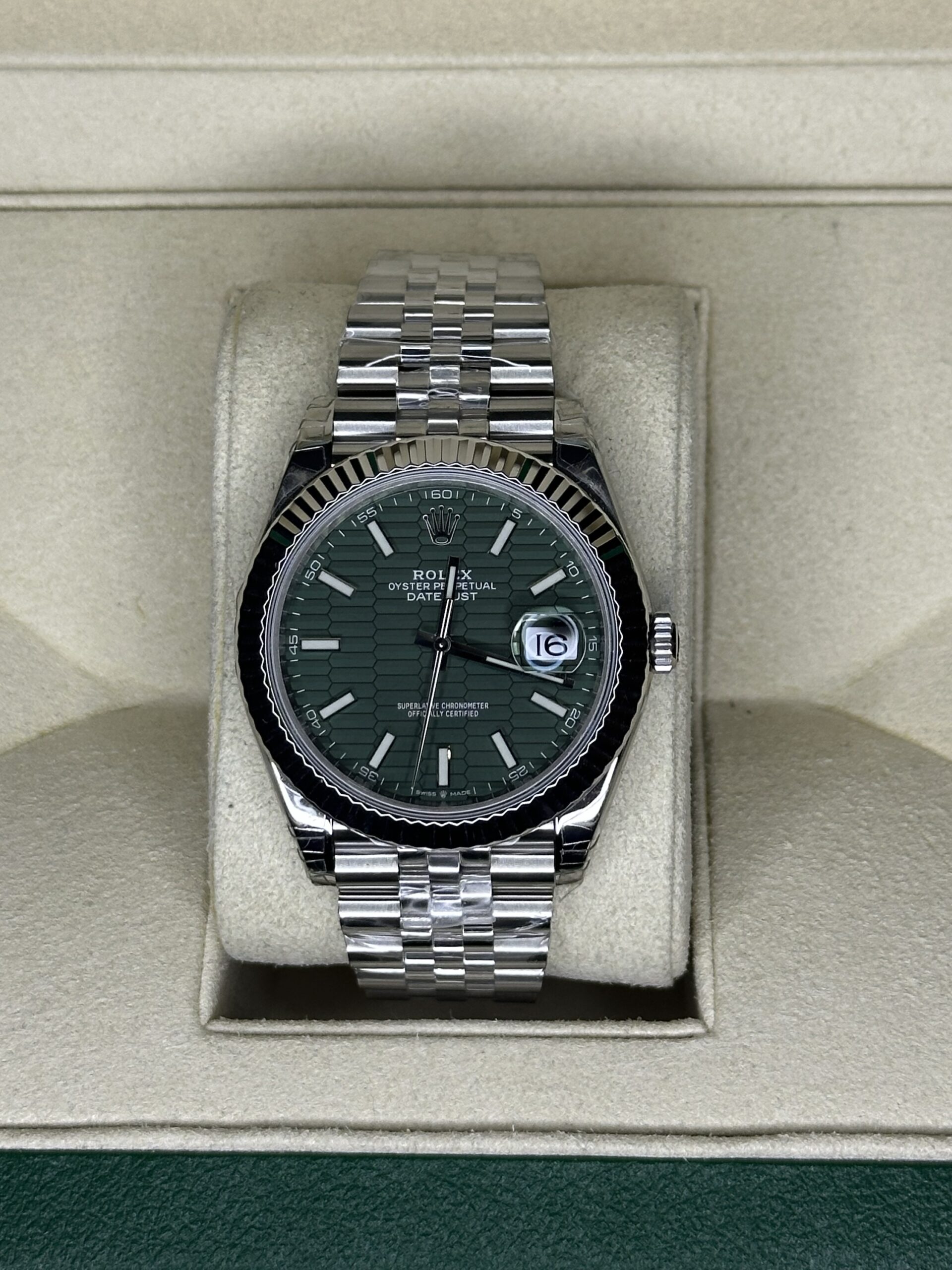 Rolex Datejust 41" | Mintgreen Motif Dial (SUPERCLONE)
