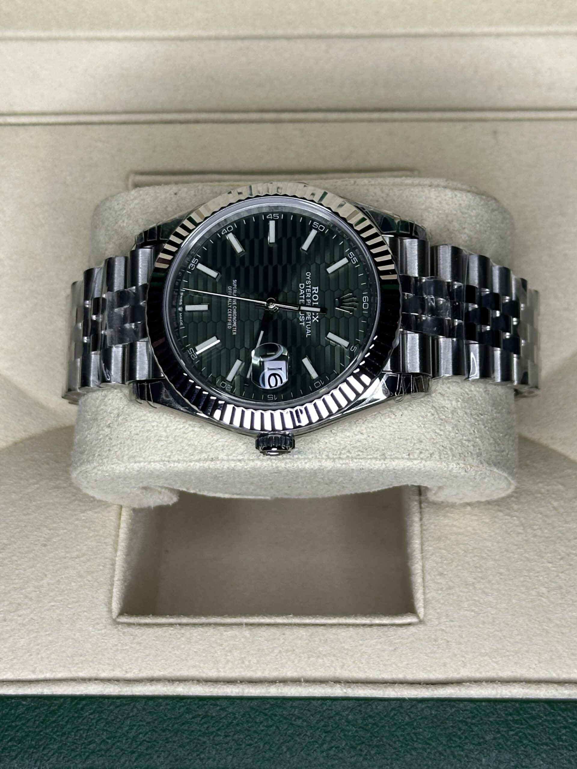 Rolex Datejust 41" | Mintgreen Motif Dial (SUPERCLONE) - Afbeelding 3