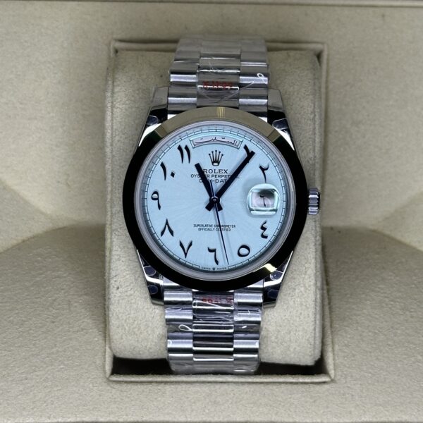 Rolex Day-Date 40" | Ice Blue Arabic Dial (SUPERCLONE)