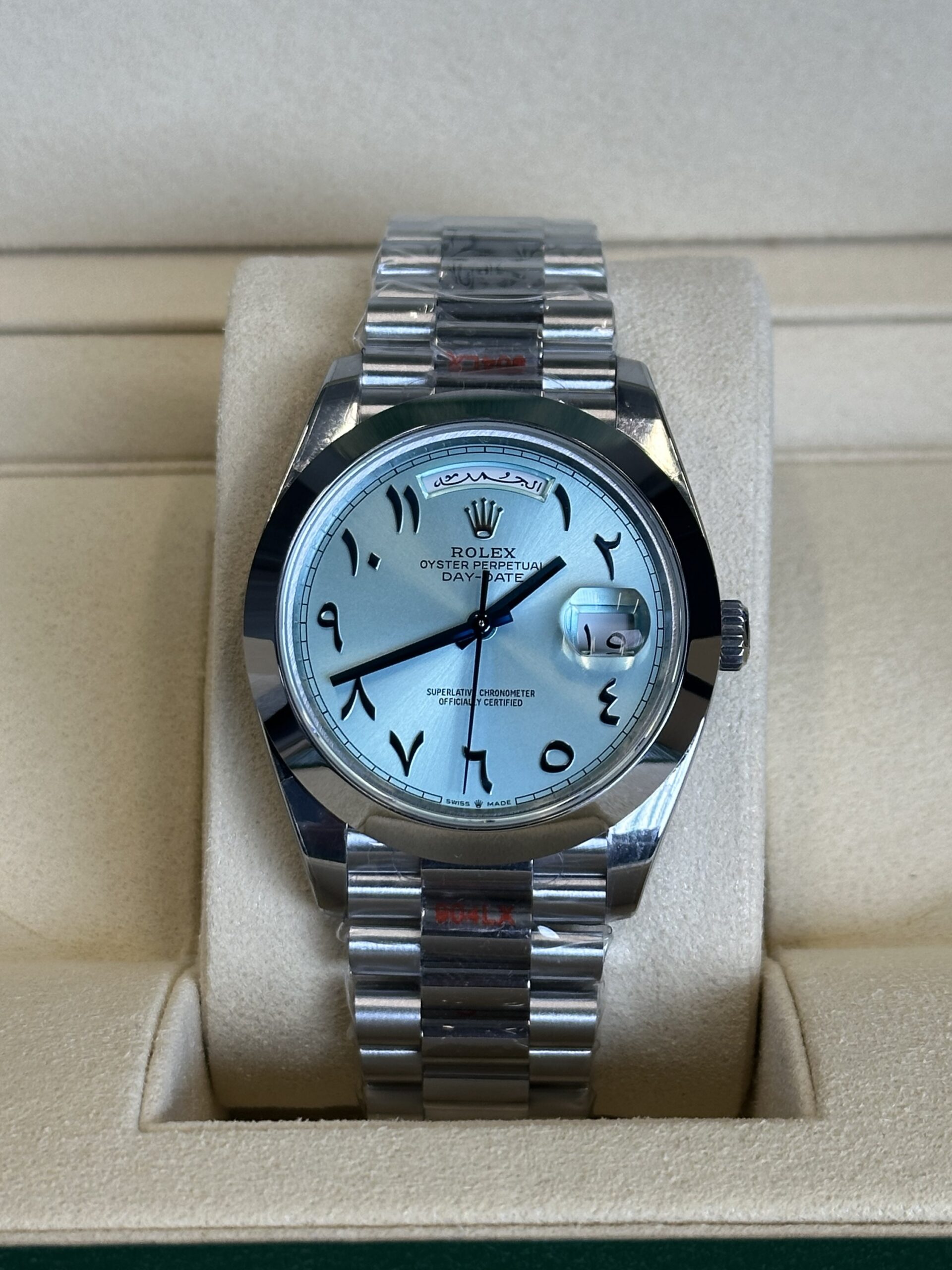 Rolex Day-Date 40" | Ice Blue Arabic Dial (SUPERCLONE)