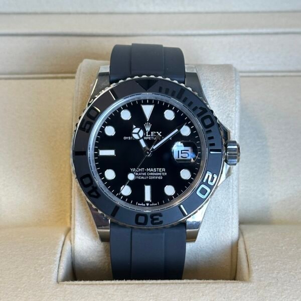 Rolex Yacht-Master 42" | White Gold Oysterflex (SUPERCLONE)