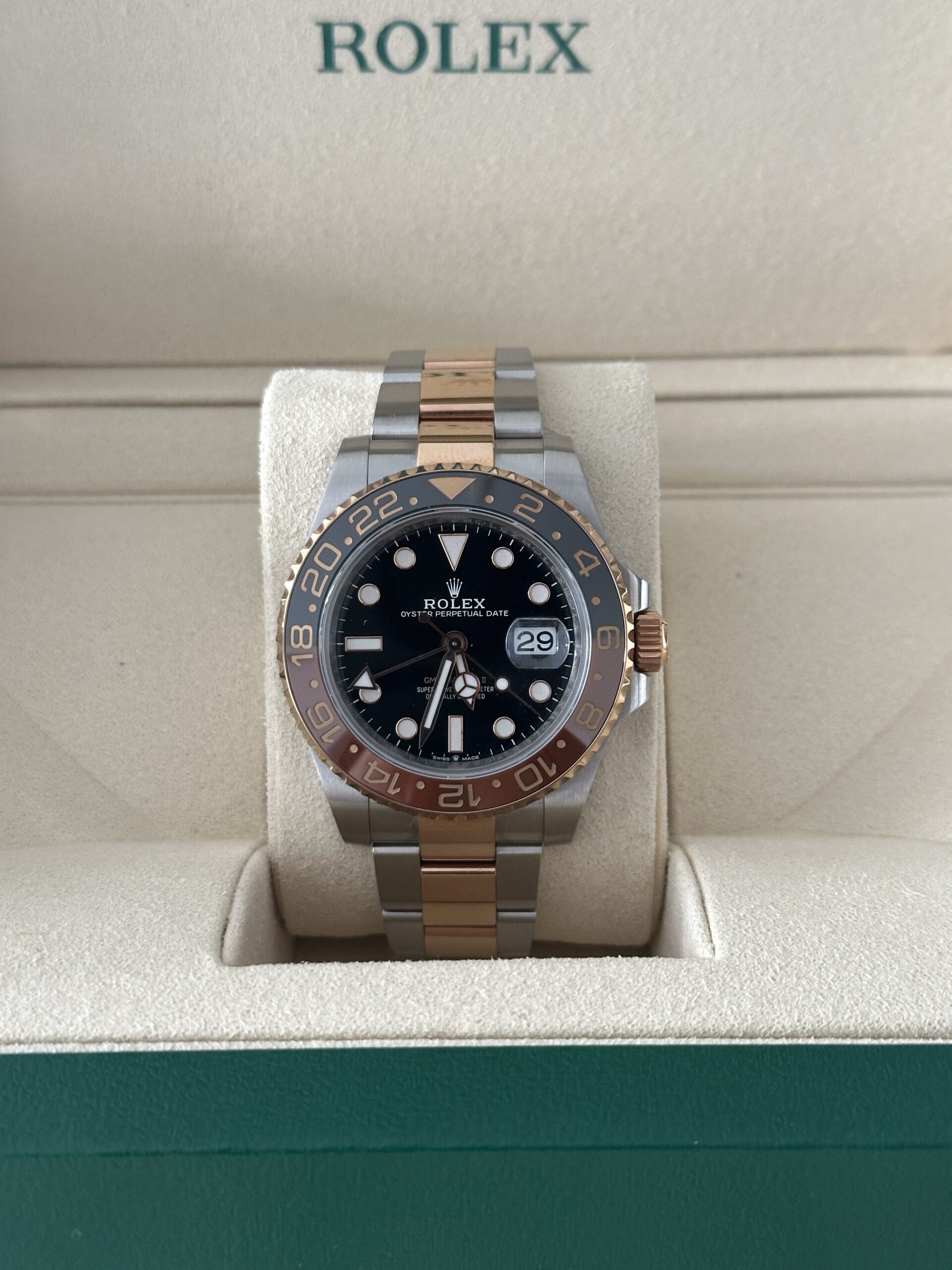 (2E HANDS) Rolex GMT-MASTER 40" | Rootbeer (SUPERCLONE)