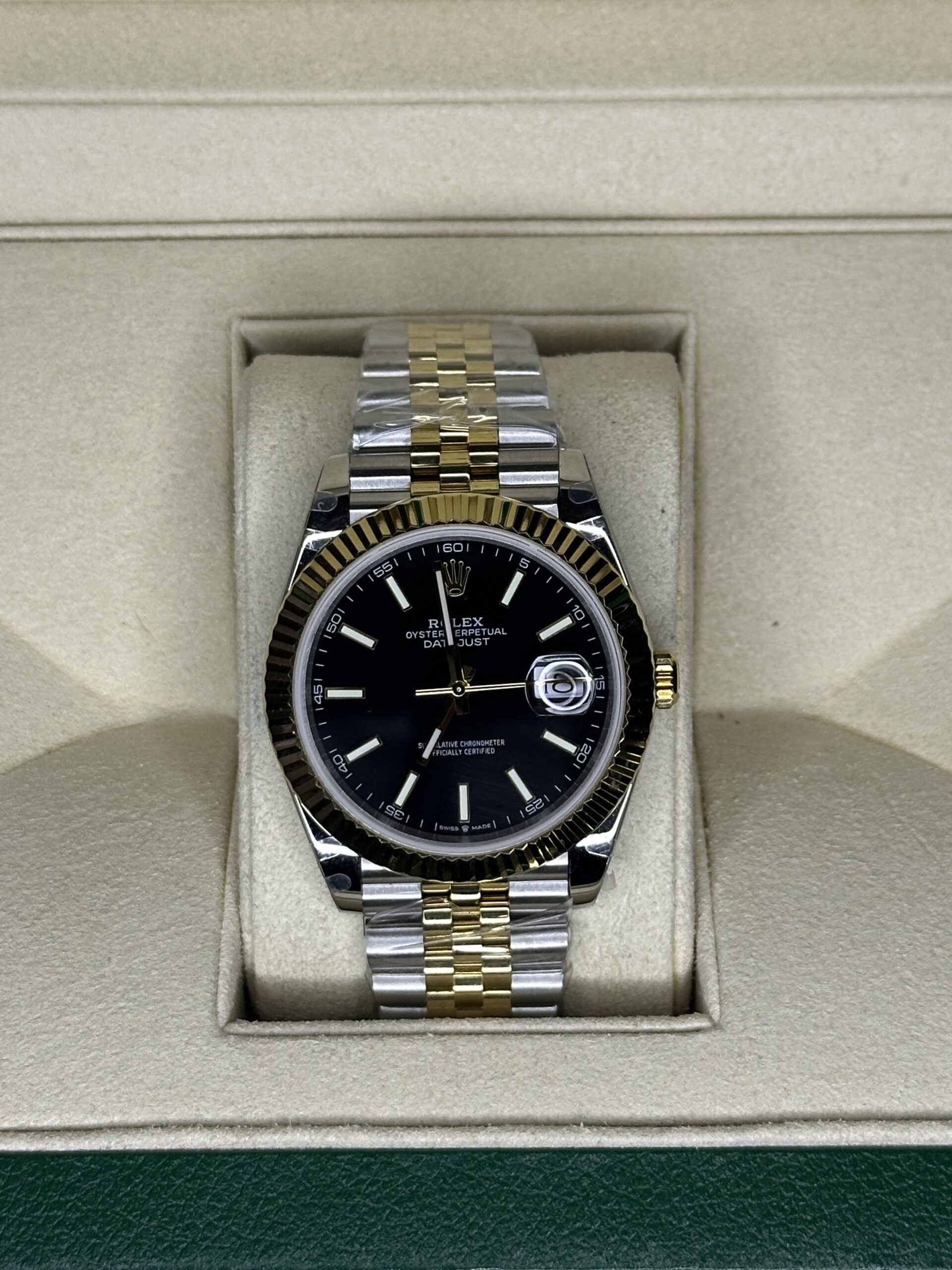 Rolex Datejust 41" | Black Dial Bi-Color Gold (BP SWISS MADE)