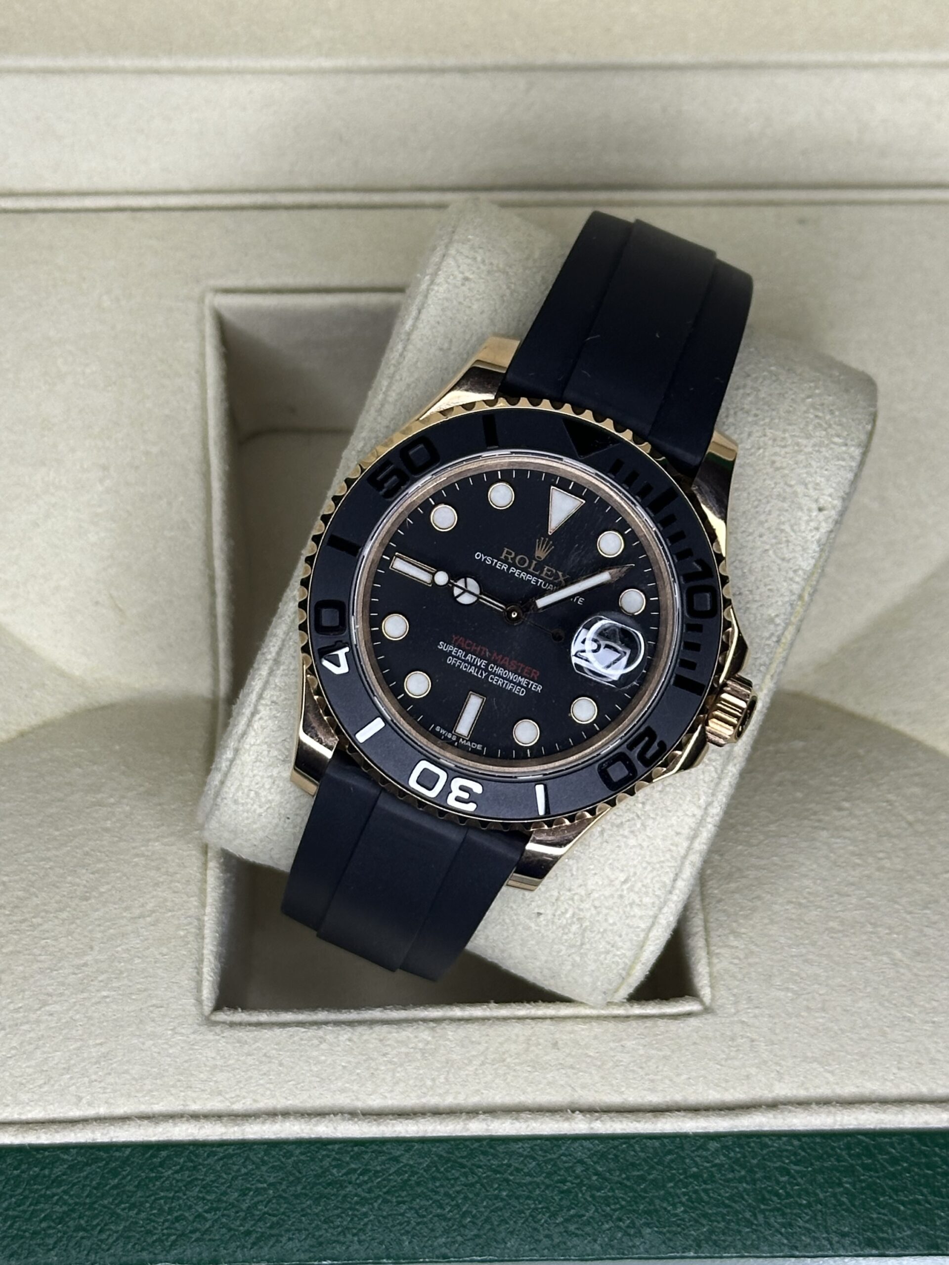 Rolex Yacht-Master 40" | Rose Gold Oysterflex (BP SWISS MADE) - Afbeelding 2