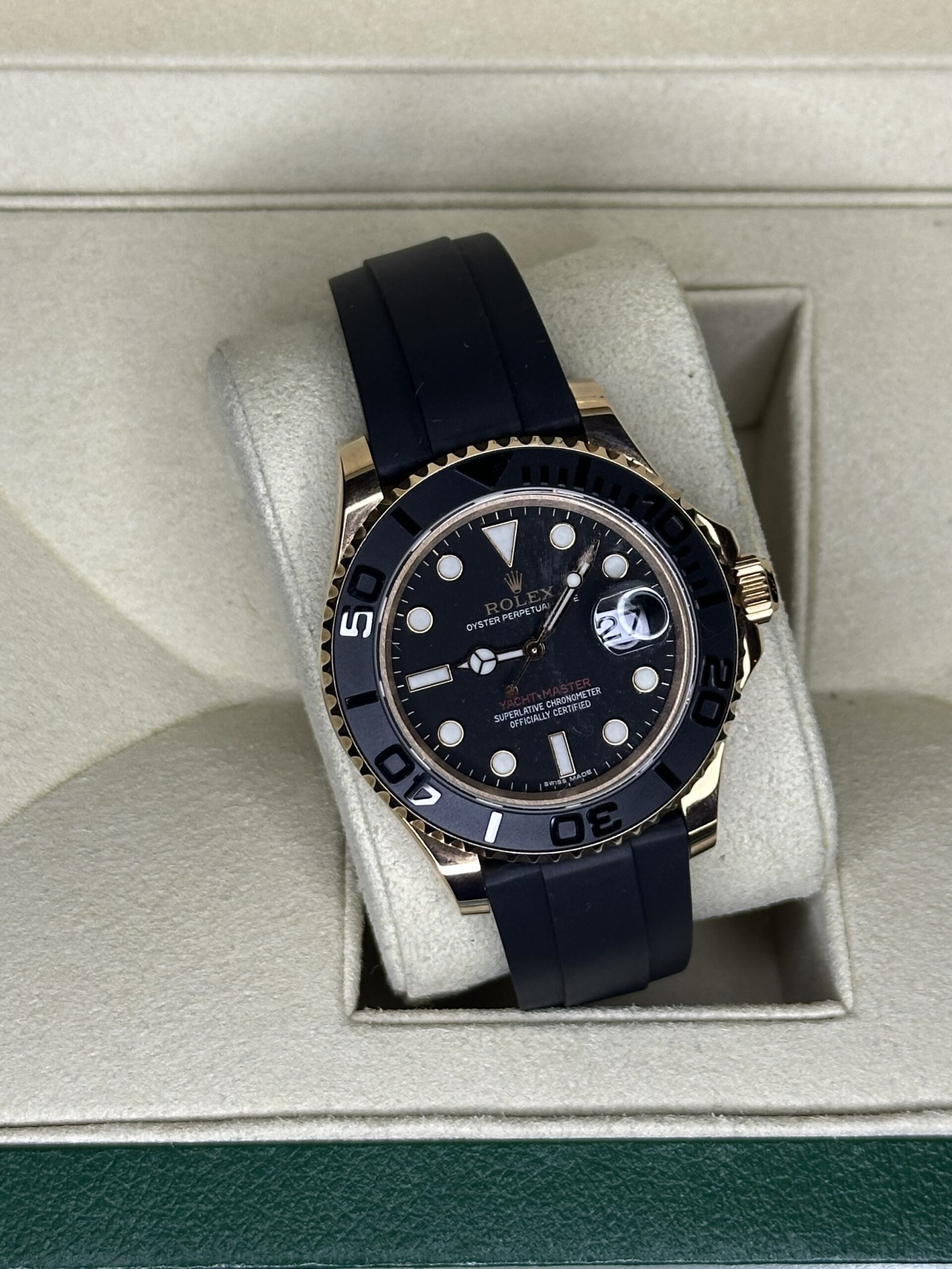 Rolex Yacht-Master 40" | Rose Gold Oysterflex (BP SWISS MADE) - Afbeelding 3