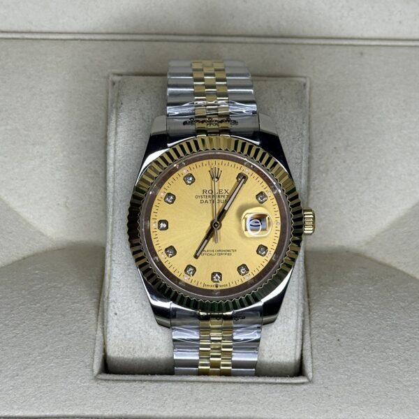 Rolex Datejust 41" | Champagne Diamond Dial Bi-Color Gold (AAA+)