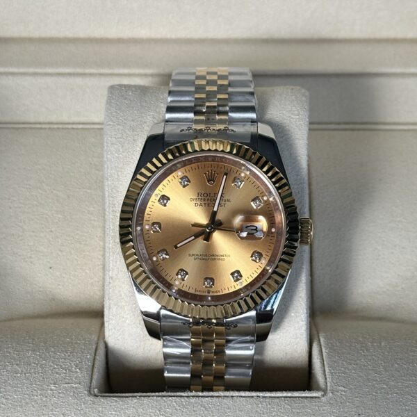 Rolex Datejust 41" | Champagne Diamond Dial Bi-Color Gold (AAA+)