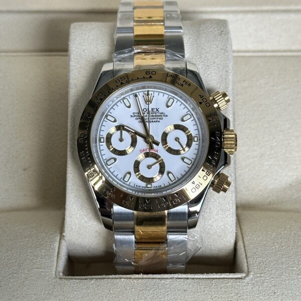 Rolex Daytona 40'' | White Dial Bi-Color Gold (AAA+)
