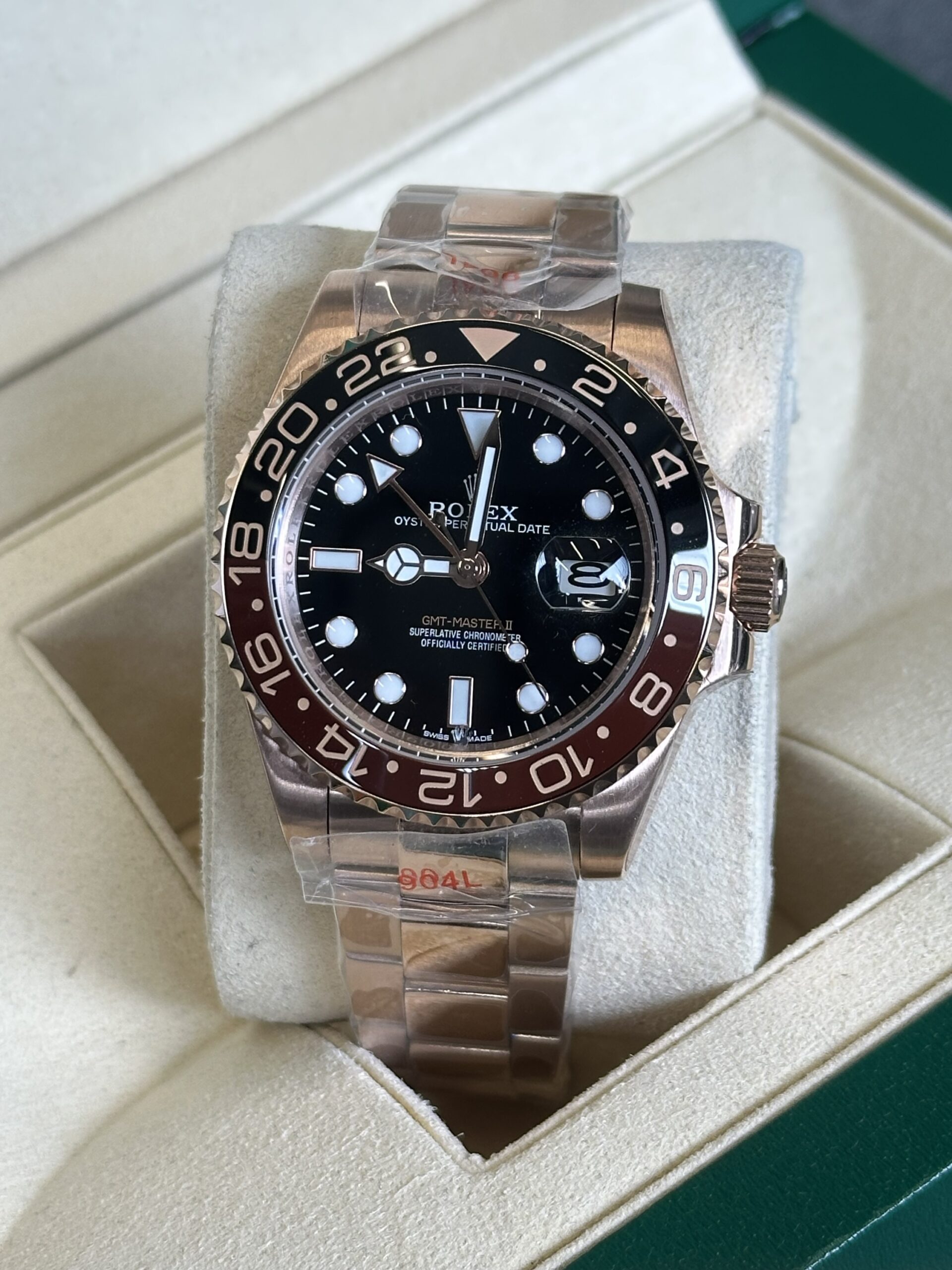 Rolex GMT-Master 40'' | Rootbeer Full Rose (AAA+) - Afbeelding 2