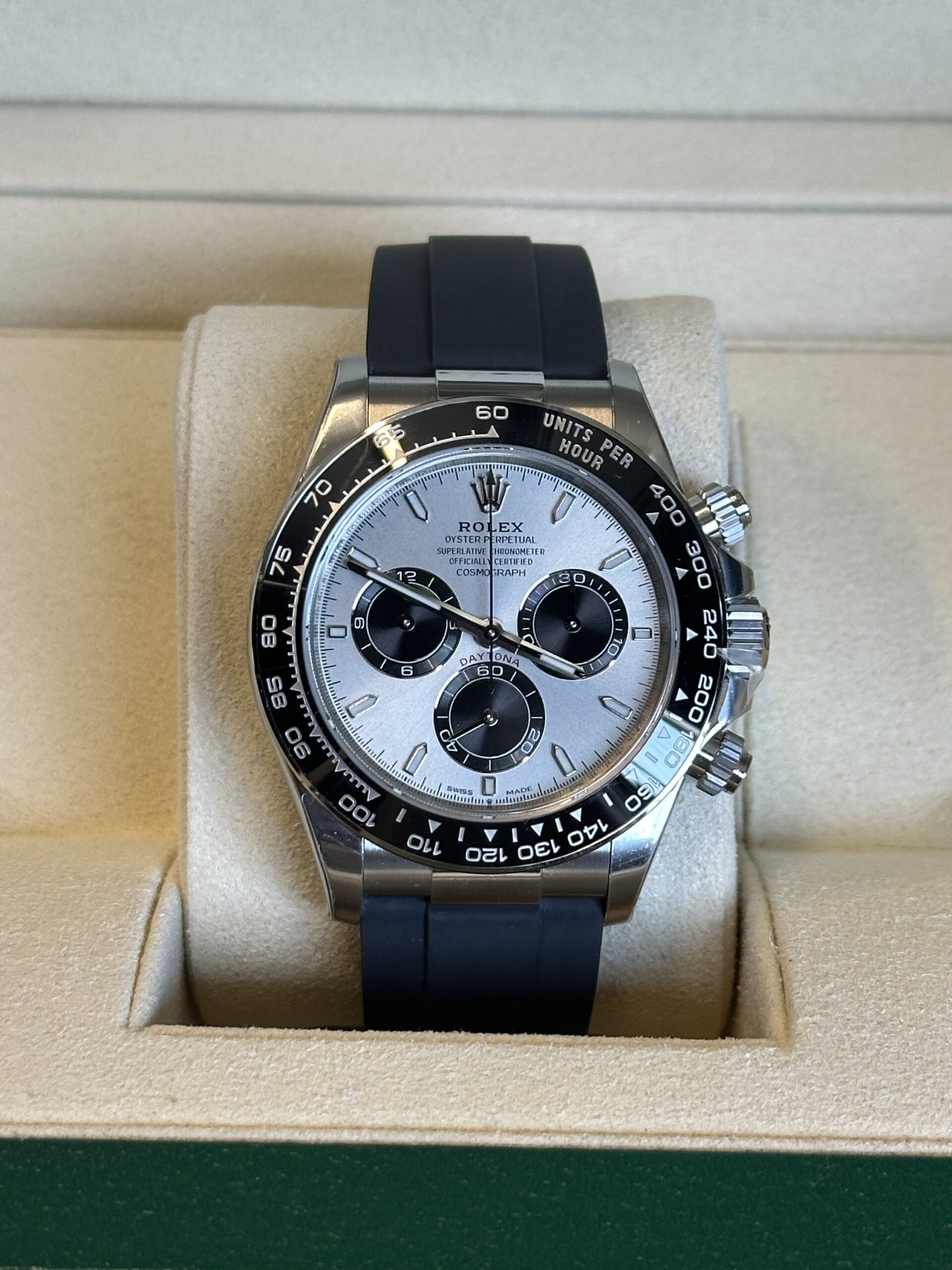 Rolex Daytona 40" | Oysterflex ‘Ghost’ (SUPERCLONE)