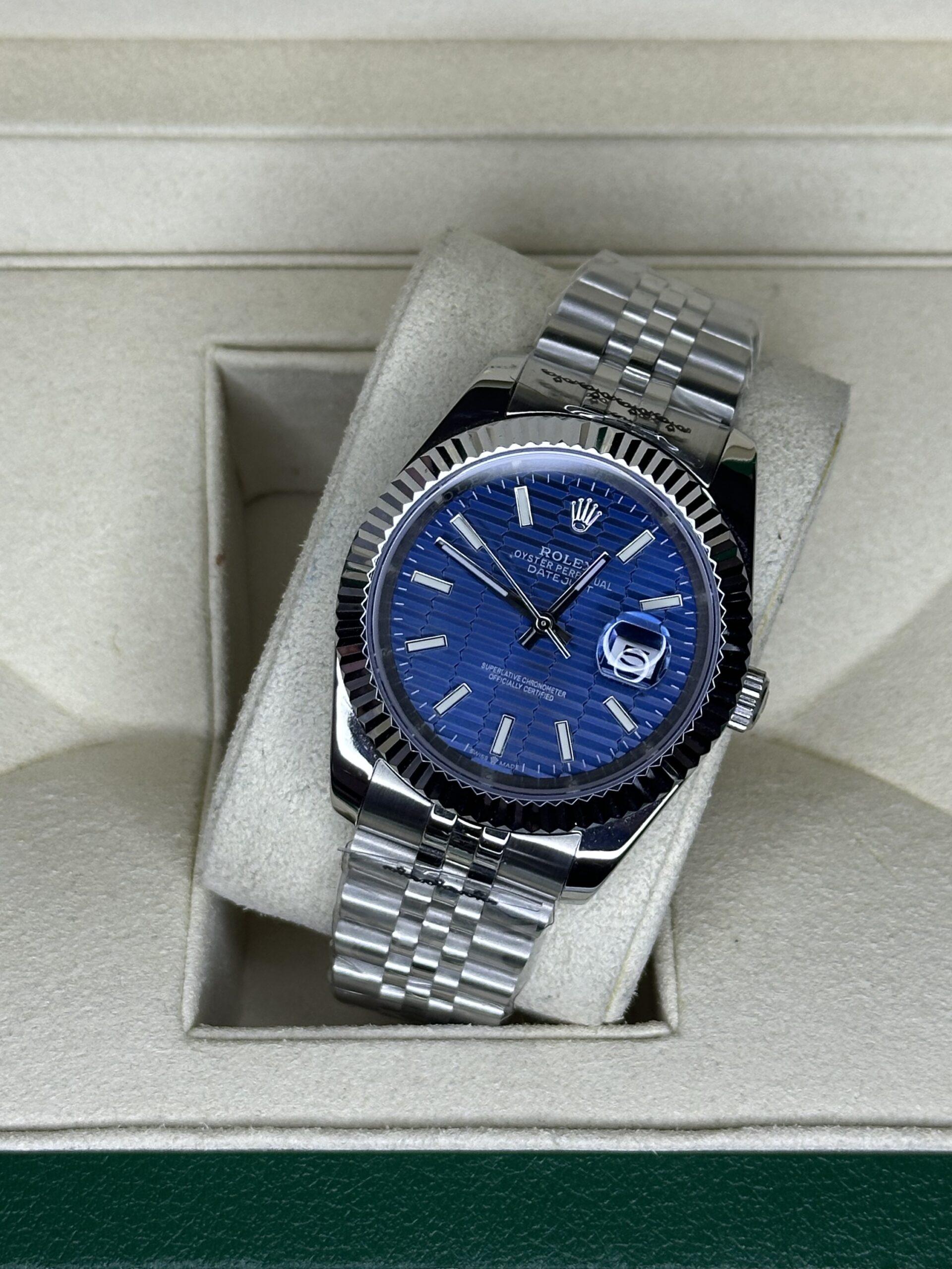 Rolex Datejust 41" | Blue Motif Dial (AAA+) - Afbeelding 2