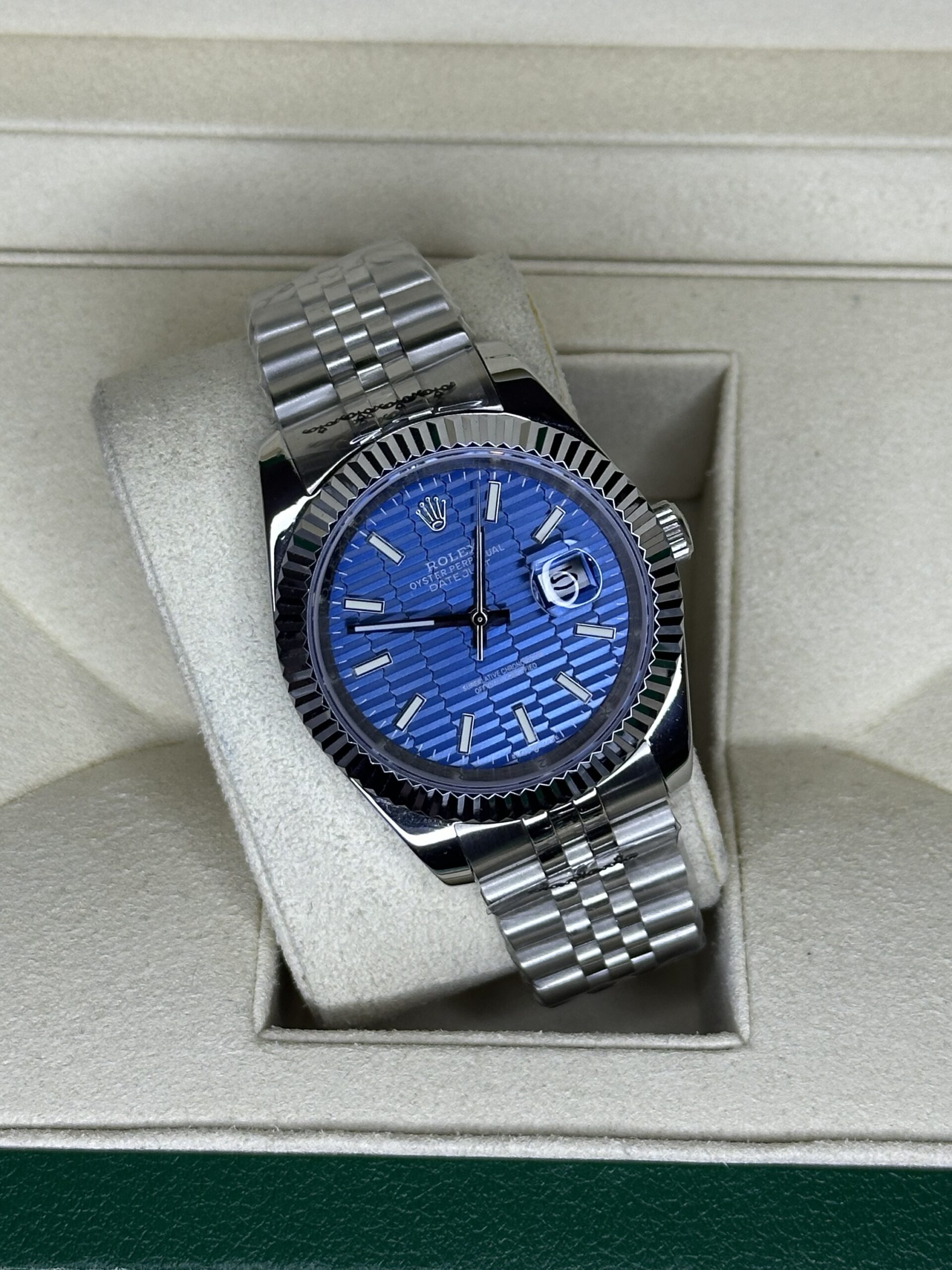 Rolex Datejust 41" | Blue Motif Dial (AAA+) - Afbeelding 3