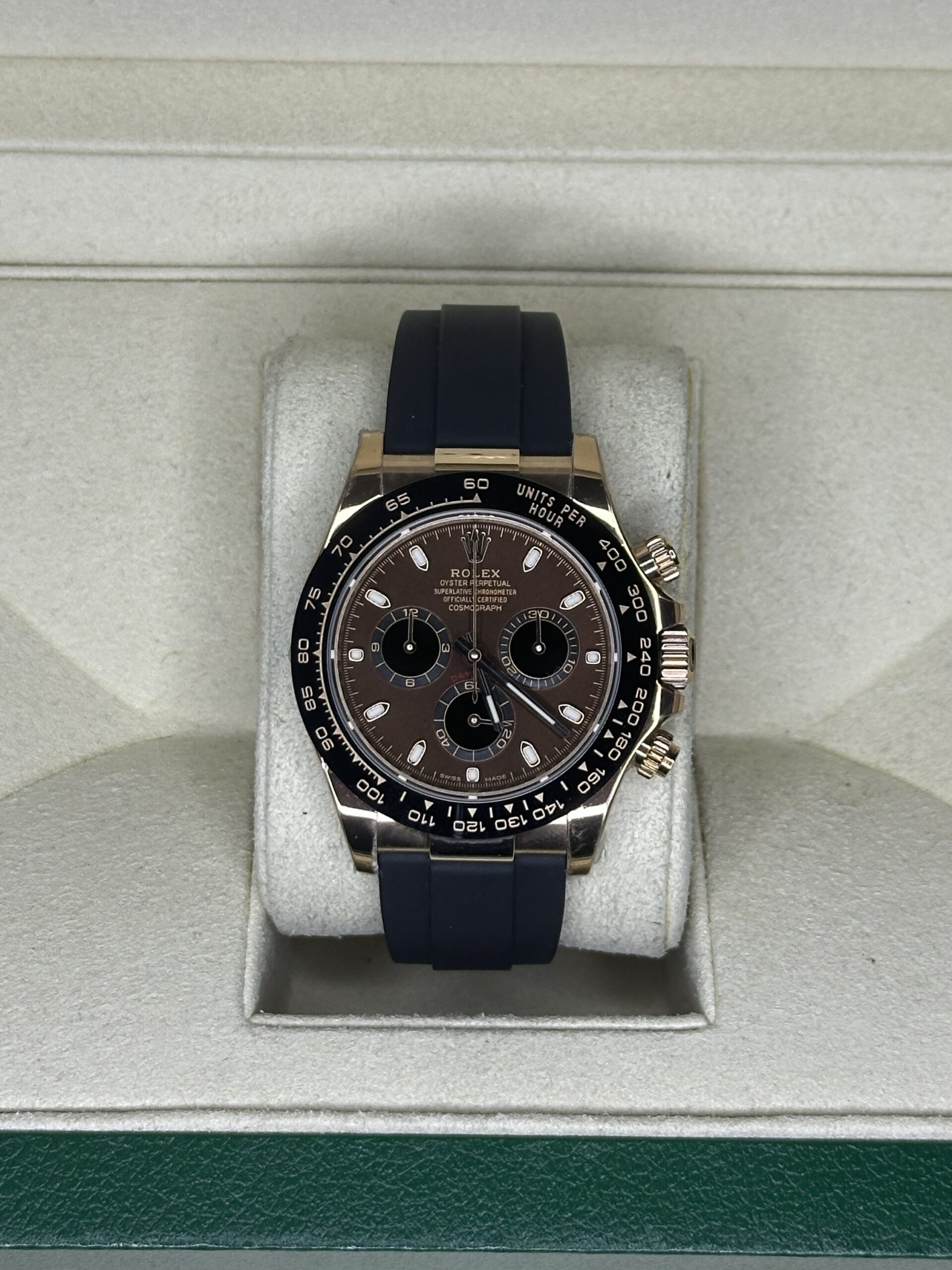 Rolex Daytona 40" | Oysterflex Rose Gold ‘Chocolate’ (SUPERCLONE)