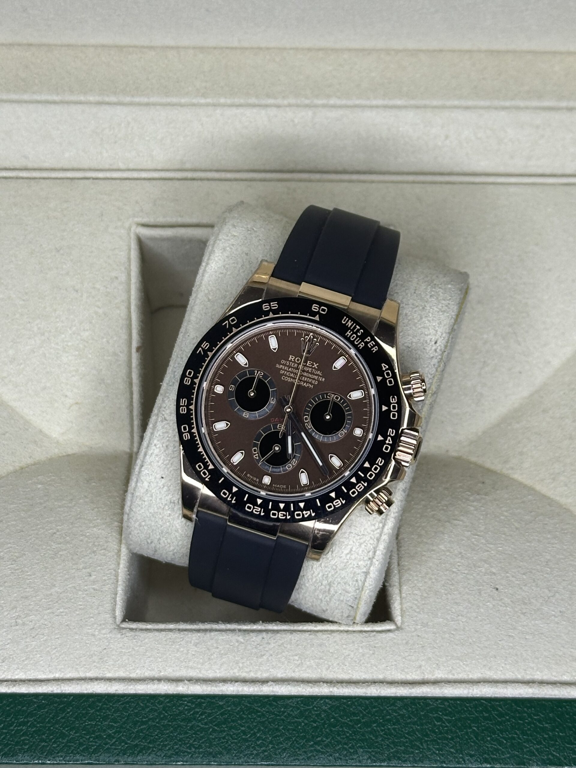 Rolex Daytona 40" | Oysterflex Rose Gold ‘Chocolate’ (SUPERCLONE) - Afbeelding 2