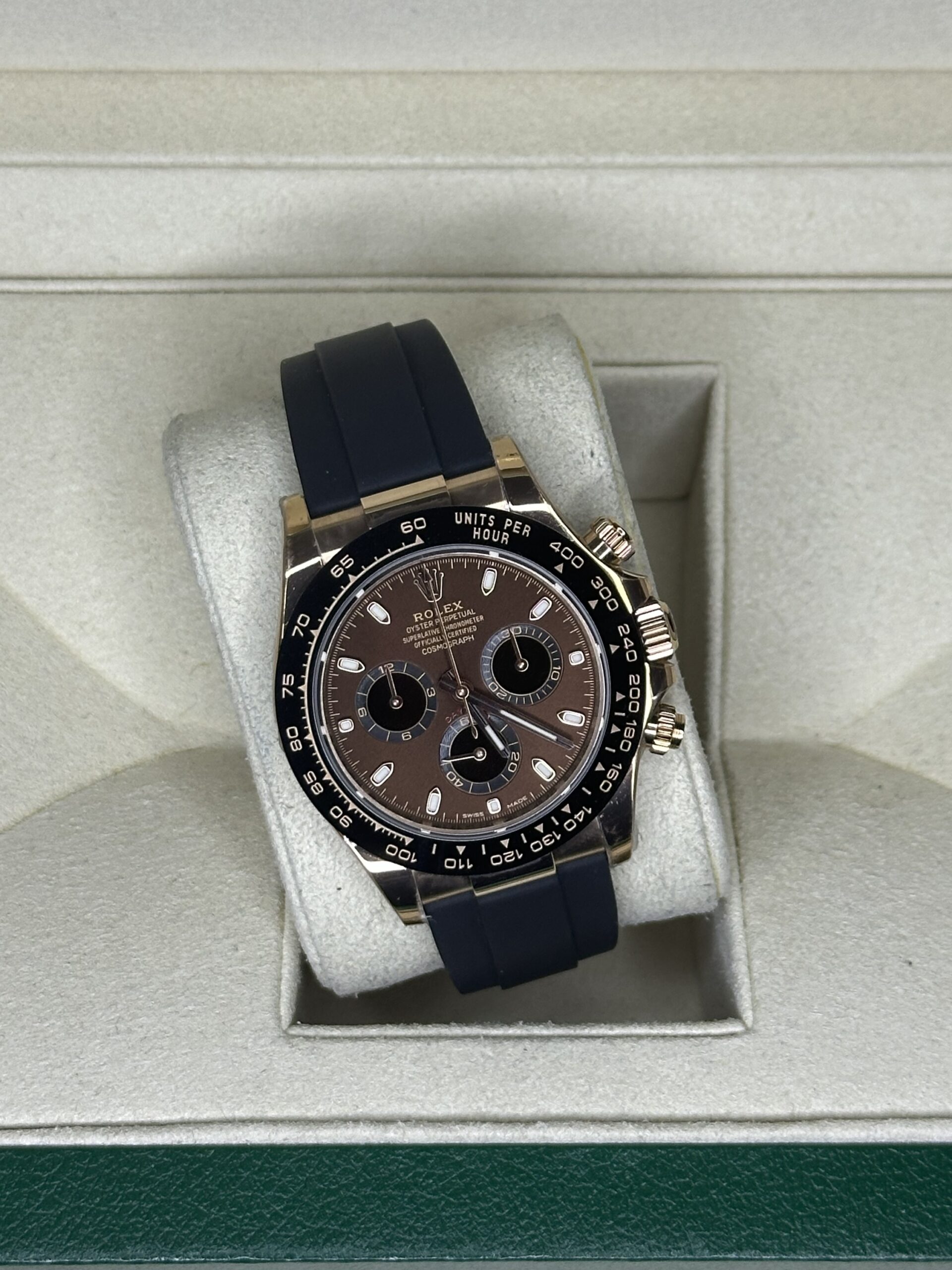 Rolex Daytona 40" | Oysterflex Rose Gold ‘Chocolate’ (SUPERCLONE) - Afbeelding 4