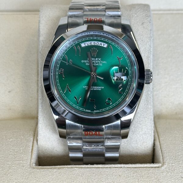 Rolex Day-Date 40'' | Arabic Olive Green Dial (AAA+)