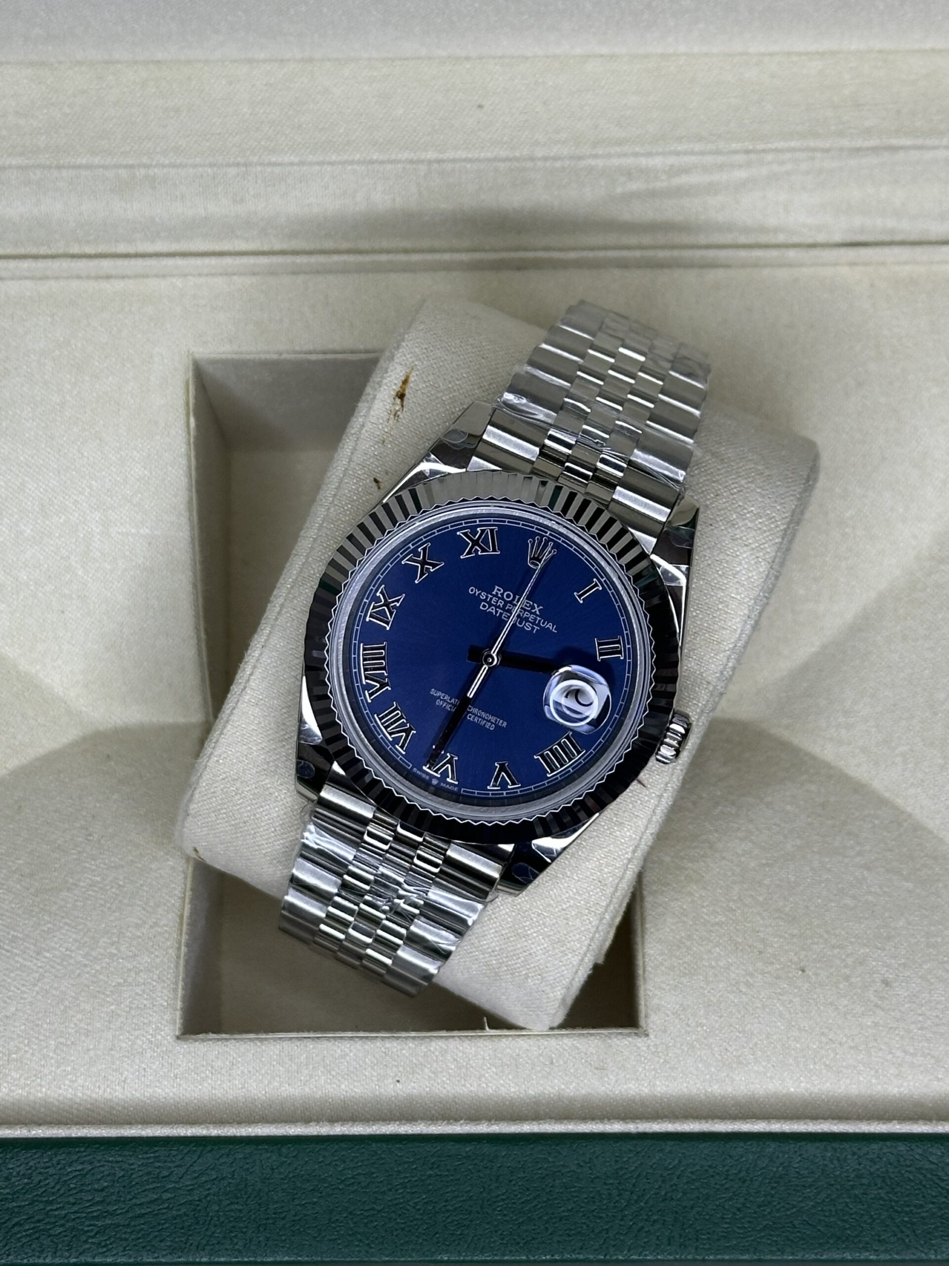 Rolex Datejust 41" | Blue Azzurro Dial (BP SWISS MADE) - Afbeelding 2