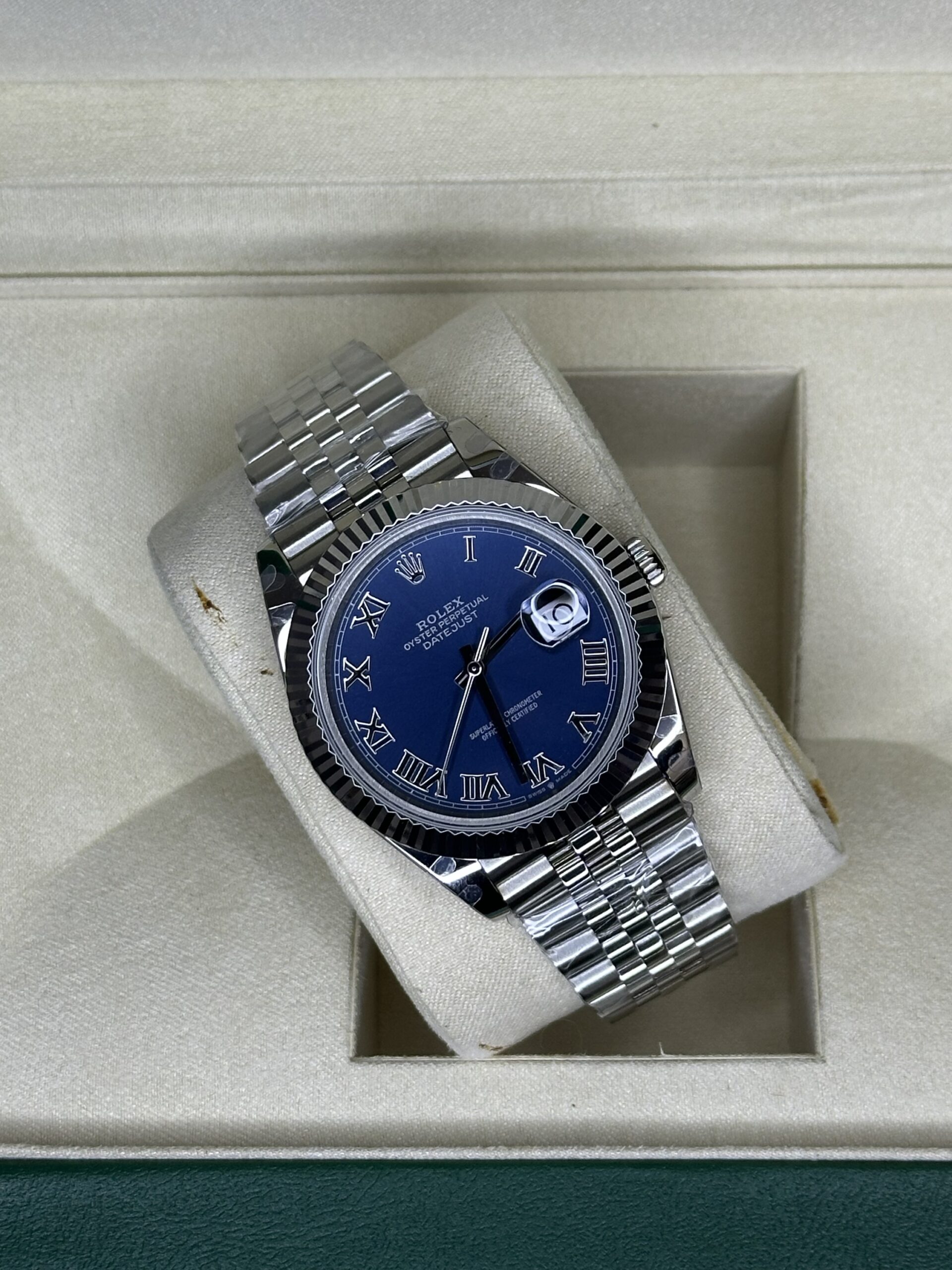 Rolex Datejust 41" | Blue Azzurro Dial (BP SWISS MADE) - Afbeelding 3