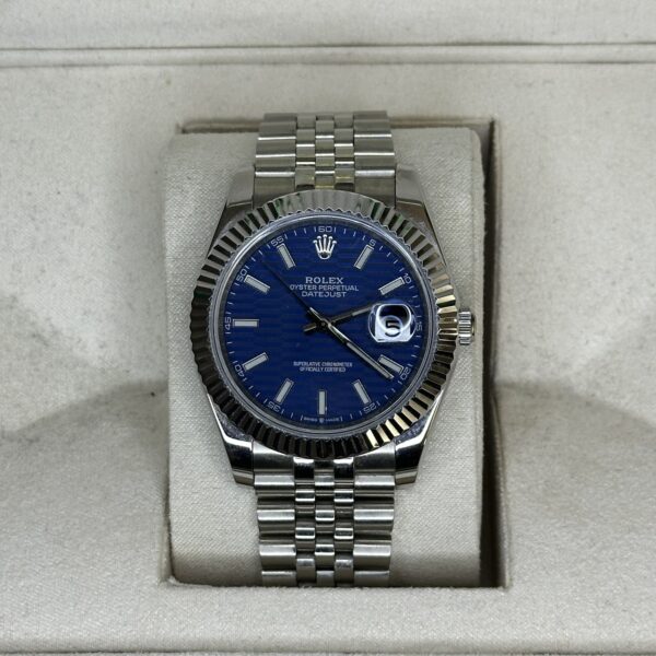 (2E HANDS) Rolex Datejust 41" | Blue Motif Dial (AAA+)