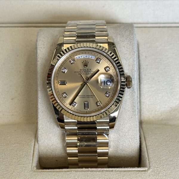 Rolex Day-Date 36" | Gold Diamond Dial (BP SWISS MADE)