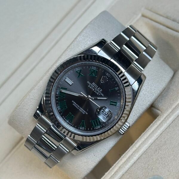 (2E HANDS) Rolex Datejust 41" | Wimbledon Oyster (AAA+)