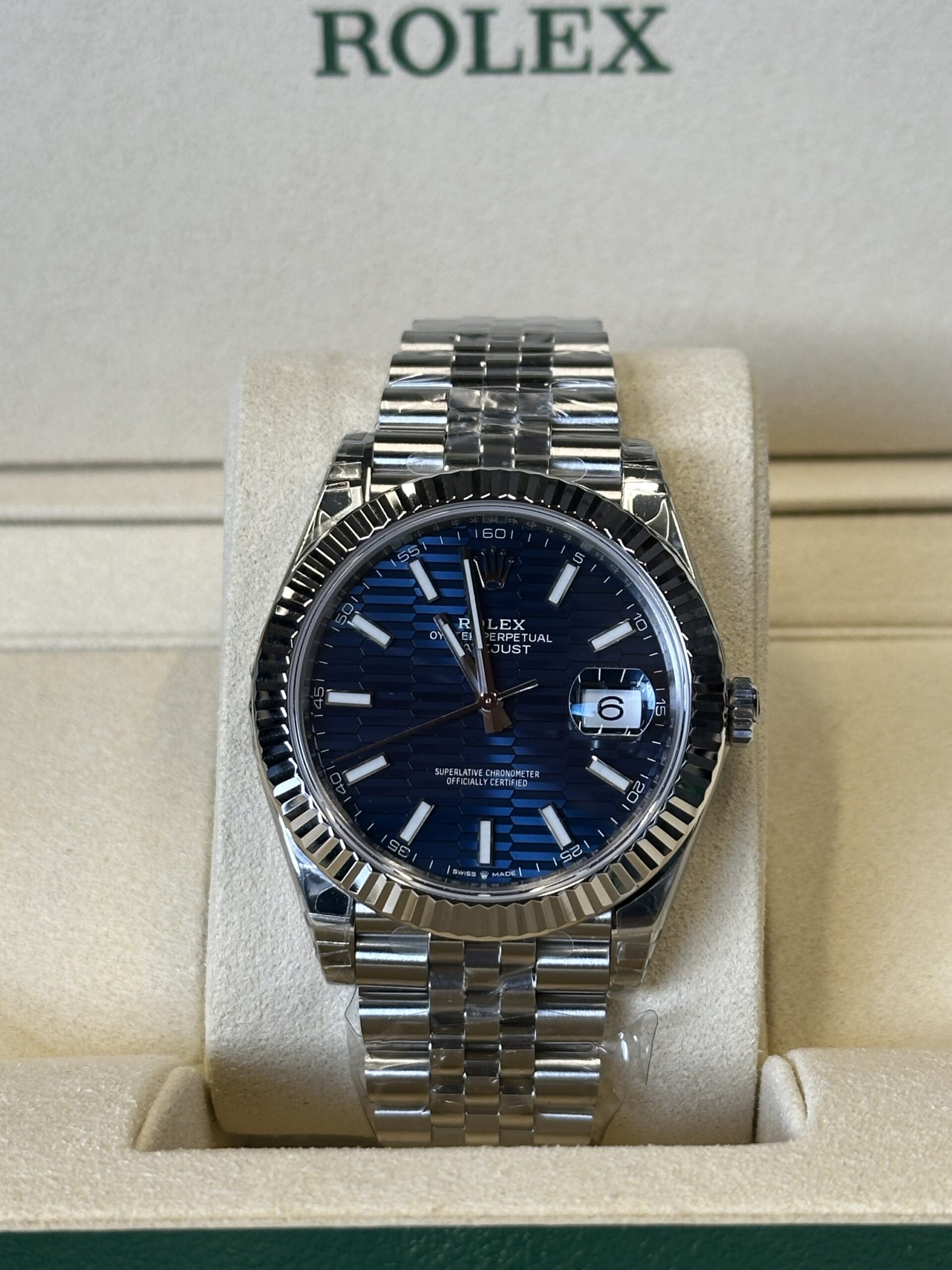 Rolex Datejust 41" | Blue Motif Dial (SUPERCLONE)