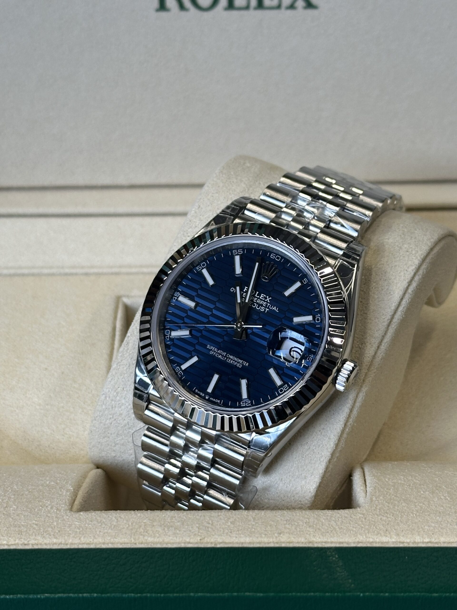 Rolex Datejust 41" | Blue Motif Dial (SUPERCLONE) - Afbeelding 2