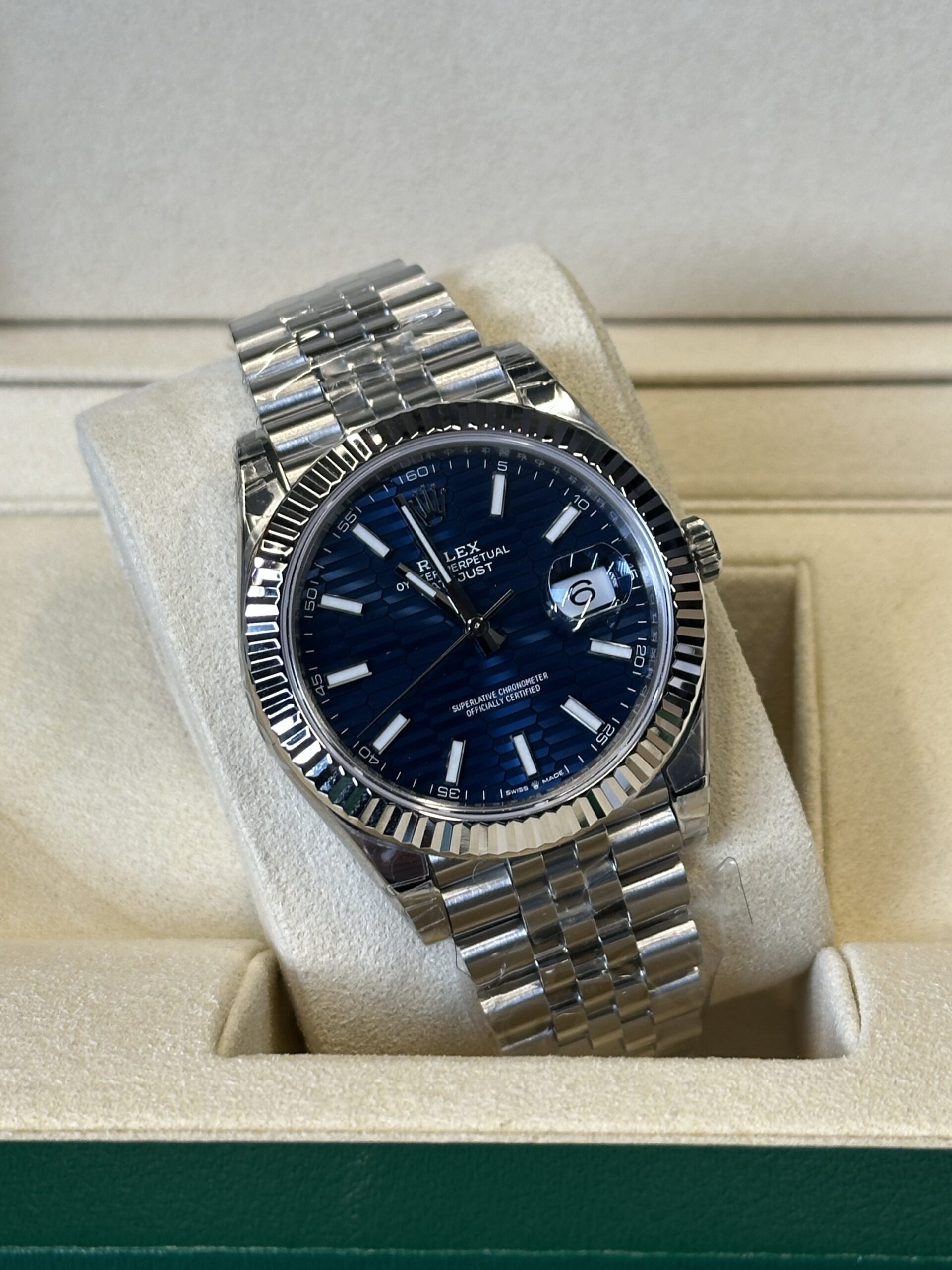 Rolex Datejust 41" | Blue Motif Dial (SUPERCLONE) - Afbeelding 3