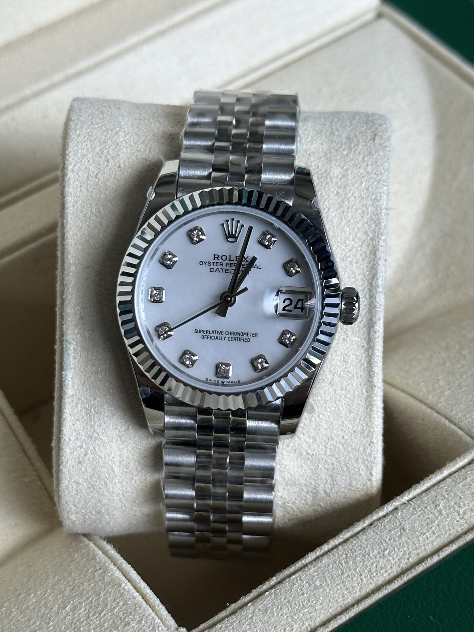 Rolex Lady-Datejust 31" | Meteorite Diamond Dial (BP SWISS MADE) - Afbeelding 2