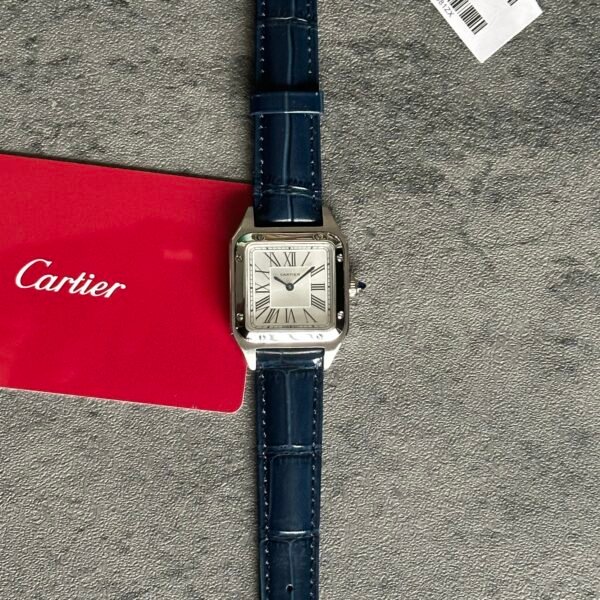 Cartier Dumont | White Dial Blue Strap (AAA+)